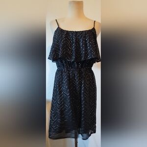 Lily Rose black spaghetti strap dress